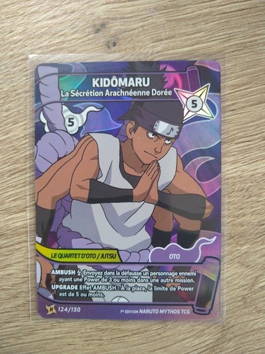 Carte naruto mythos kidomaru - carte,