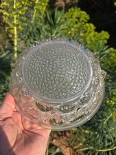 COUPELLE FOND DE LUSTRE DESSUS DE LAMPE ART DECO BLEU OPALESCENT EZAN