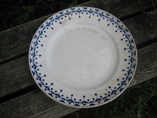 Ancien plat service - de,