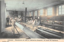 CPA 23 AUBUSSON / MANUFACTURE DE TAPIS ET TAPISSERIE BRAQUENIE / UN ATELIER DE T