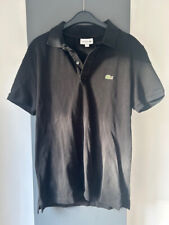 polo lacoste homme - slim fit - taille L - noir
