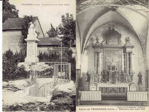 Cpa loiret trigueres - cpa,