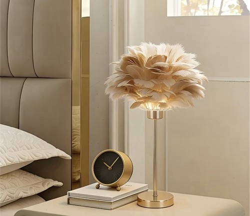 Lampe poser dorée - lampe,