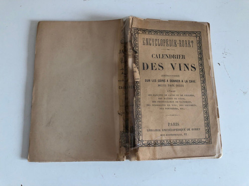 Encyclopédie roret calendrier - encyclopédie,