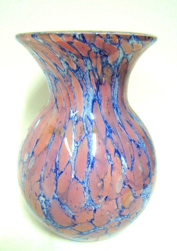 Vase verre rose - verre,