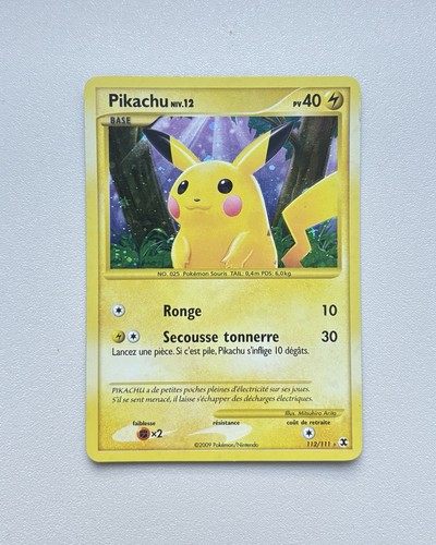 Carte pokémon pikachu - (cs2),
