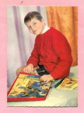 CARTE POSTALE - ENFANT / GARCON ET SA BOÎTE DE MONTAGE MECCANO !