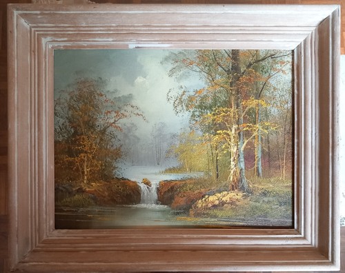 Peinture sur toile encadrée - sur,