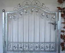 Porte Du Jardin Porte Métal Porte Fer Forgé Monaco-GT100/120S Feu Galvanisé
