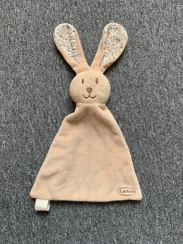 Doudou lapin plat clarins - doudou,