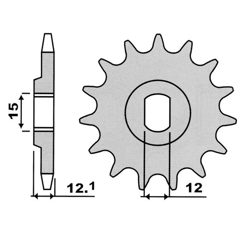 Pignon beta rev 50 80 - pignon, z=11
