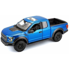 FORD F-150 RAPTOR SE TRUCKS 2017 BLUE 1:24 Maisto Auto Stradali Nouveau modèle