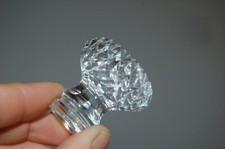 ancienne poignée de tiroir en cristal  meuble , porte