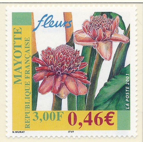 Timbre mayotte 107 - timbre, 107**