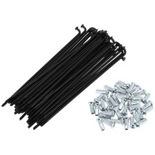 Rayons De Vélo 12G Longueur 125Mm Rayons De Roue De Vélo En Acier Au Carbone