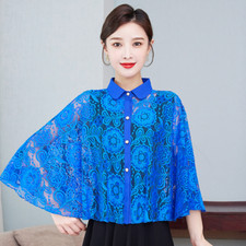 Femme Boléro Dentelle Cardigan Châle Enveloppant Mariage Robe Soirée Capelet