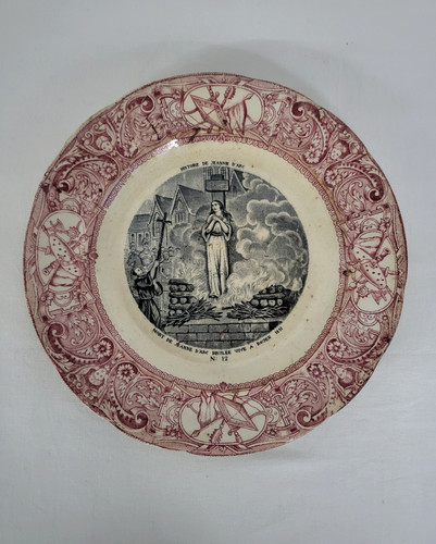 Ancienne assiette parlante - assiette,