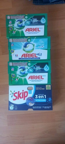 Lot paquets lessive - 4, de