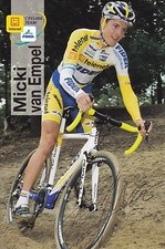 CYCLISME carte cycliste MICKI VAN EMPEL équipe TELENET FIDEA cyclo cross