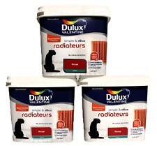 Lot Peinture Radiateur DULUX VALENTINE "Rouge" 3 X 0,5L