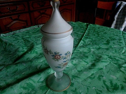 Drageoir opaline xix fleurs - drageoir,