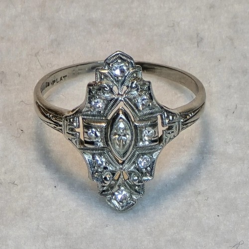 Bague fiançailles vintage - bague,
