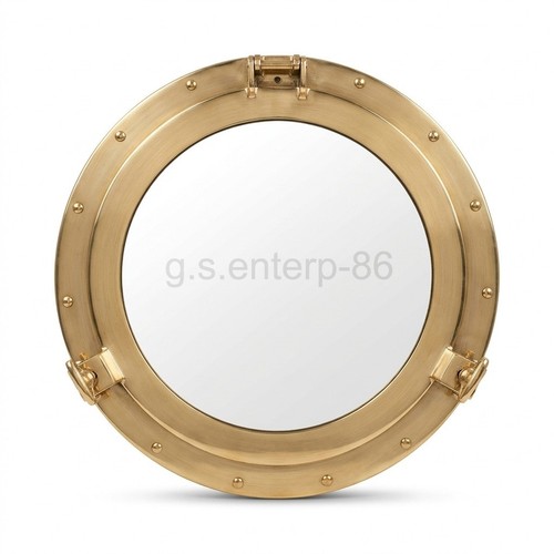Ancien miroir hublot - ancien, en