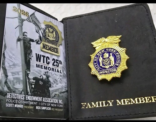 Nypd inspector member wallet - member,