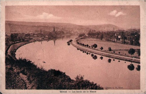 Cpa givet les bords de - de, la