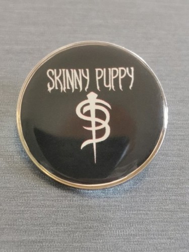 Skinny puppy assimilate pin - skinny,