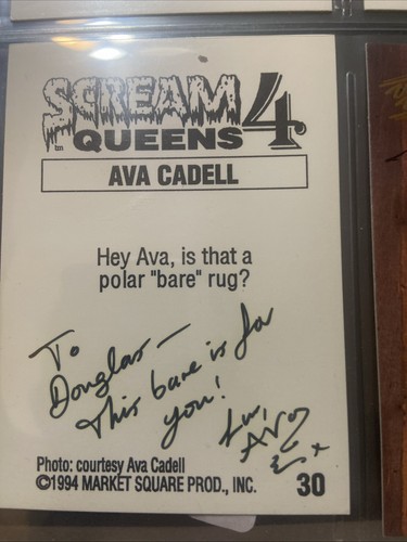 Ava cadell signed 1994 - cadell,