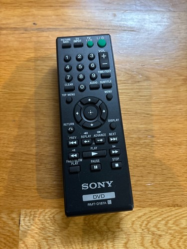 Sony rmt d187a oem dvd - rmt-d187a, player