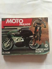 ALBUM PANINI MOTO PARADE COMPLET 171 IMAGE AMERICANA MUNICH RARE ANCIEN 1960/70