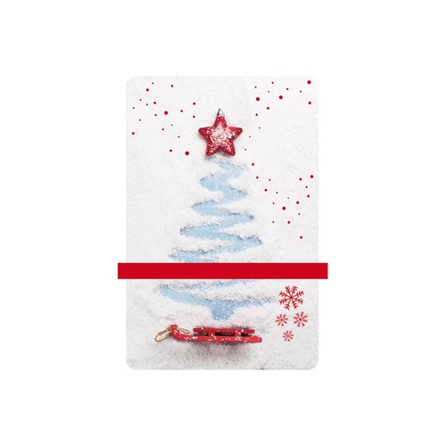 Carte voeux noël - noël, sapin