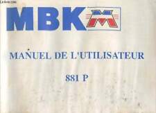 MBK - Manuel de l'utilisateur 881 P - Collectif - 0