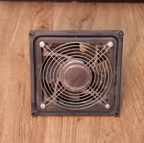 Fan for drum - , motor