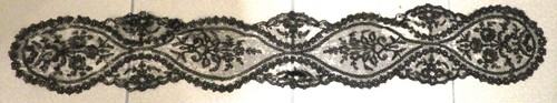Dentelle chantilly ancienne - chantilly,