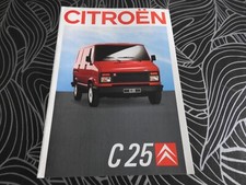 catalogue citroen C25 1989