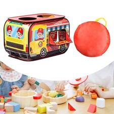 Tente de jeu pour enfants, jeu de simulation pliable pour jeux de jardin,