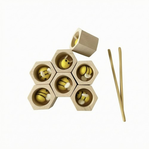 Jeu abeilles avec - avec, pince