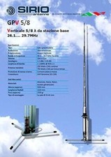 Sirio GPV-27 5/8 Antenne De