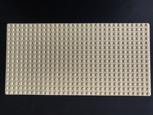 Lego tan baseplate 16x32 ref - 16x32,