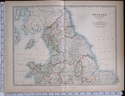 1903 grand carte - carte, angleterre