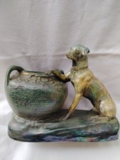 VASE Ancien Chien Céramique