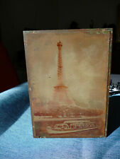 ancienne plaque gravure/impression/lithographie? PARIS vedette Tour Eiffel