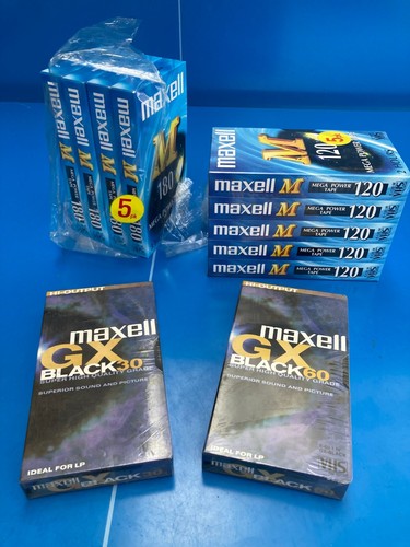Lot cassettes vhs vierges - 11,