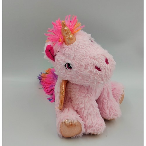 Peluche licorne rose - , bleu