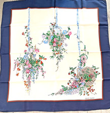 Foulard/Carré/Shawl★PAOLO GUCCI soie 100%★Hand rolled-48g★Silk SCARF schal seide