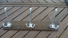 PORTE MANTEAU 3 METAL PATERE MOUSTACHE VINTAGE ART DECO SCANDINAVE DECO HOOK