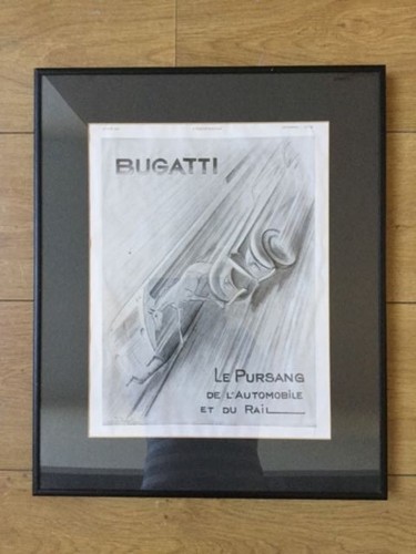 Bugatti car print